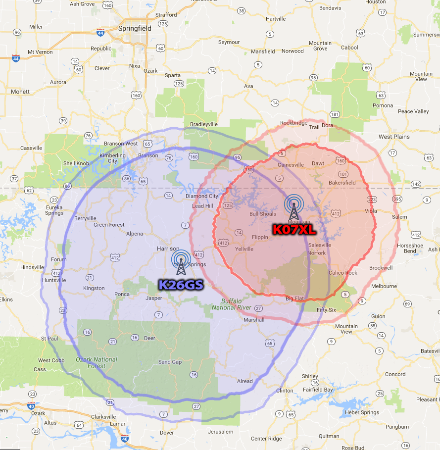 Stations and Coverage Map - Ampers